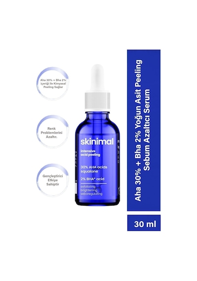 Skinimal Aha-Bha Yoğun Asit Peeling Serum 30 ML