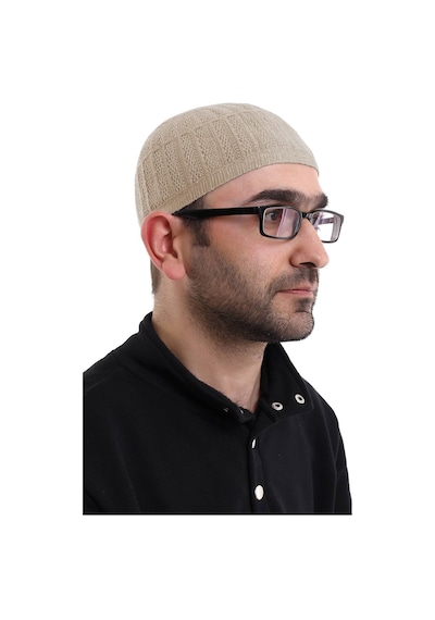 Bambu Namaz Takkesi - Bej Bej
