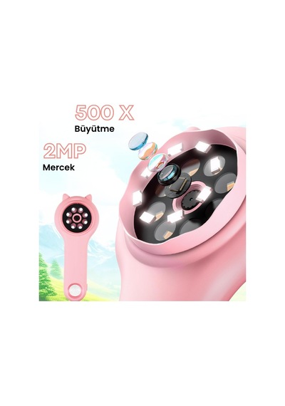 Mg355 Eğitici 500x Dijital El Mikroskobu