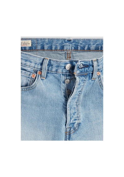 Levi's 501 Original Erkek Jean Pantolon - Stretch It Out Light Indigo - Worn In