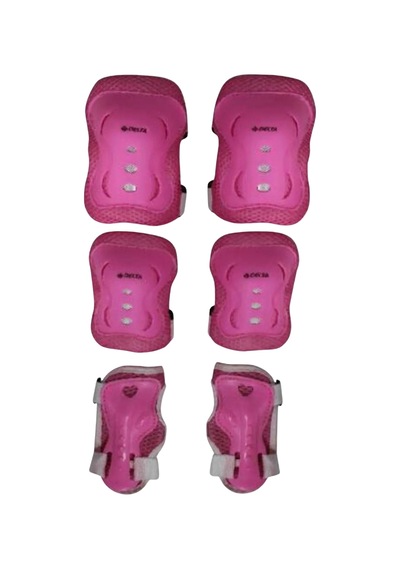 Delta Your Saver Paten Kaykay Scooter Bisiklet Koruyucu Seti Medium Pembe
