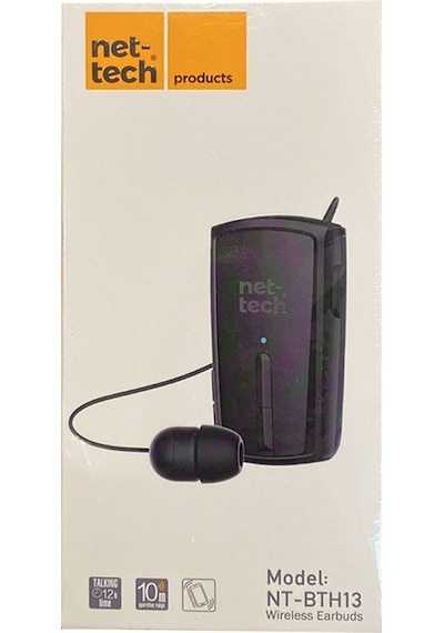 Nettech NT-BTH13 Bluetooth Makaralı Kulak İçi Kulaklık