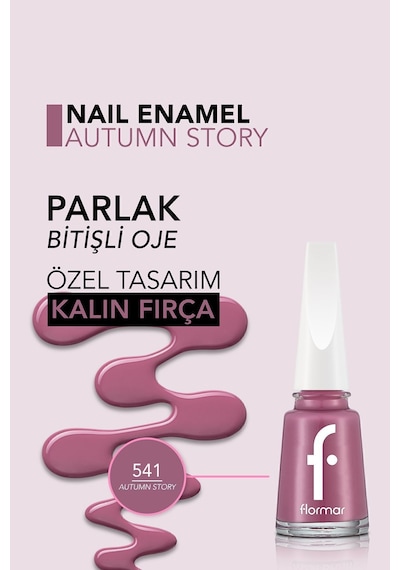 Flormar Nail Enamel Parlak Bitişli Oje 541
