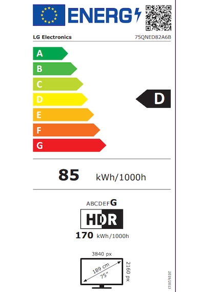 LG 75QNED82A6B 75" 190 Ekran Uydu Alıcılı 4K Smart TV AI Sihirli Kumanda HDR10 webOS25 QNED TV