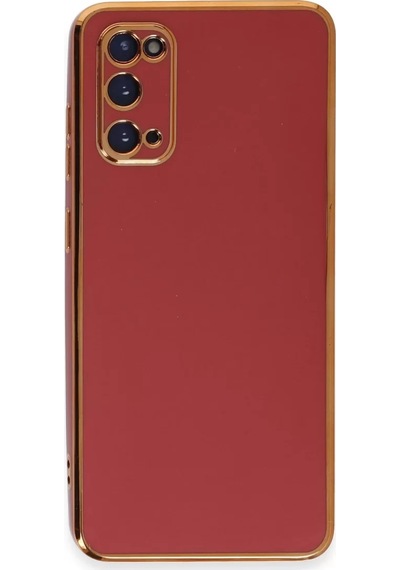 Newface Samsung Galaxy S20 Kılıf Volet Silikon - Kırmızı