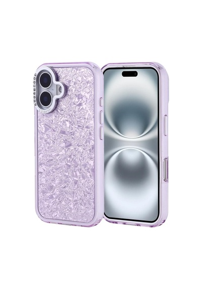 Apple iPhone 16 İle Uyumlu Kılıf Lila Kapi Kapak Taşlı Apple iPhone 16 İle Uyumlu, Lila Sku: Zeusb0fdqxplxl