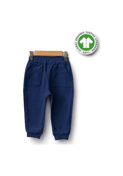 Zekids Erkek Bebek Çizgili Organik Eşofman Takım-15484 renkli