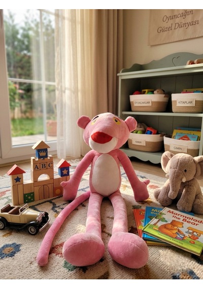 Peluş Pembe Panter -100 Cm