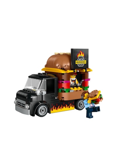 LEGO® City Hamburger Kamyonu 60404 5+ Yaratıcı Oyuncak Yapım Seti - 194 Parça
