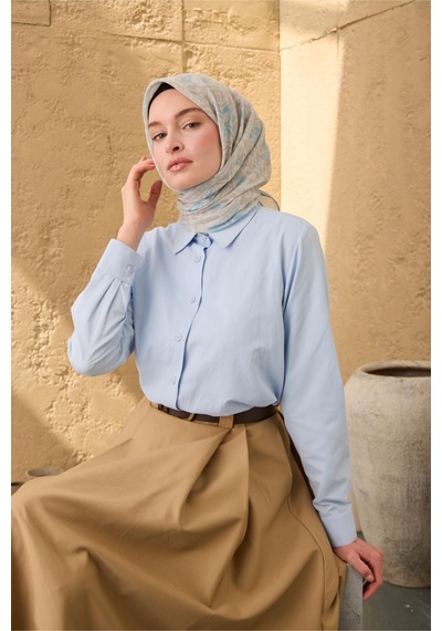 Silk Home Soft Eşarp 73099-05 Gümüş, Vizon, Bebe Mavi