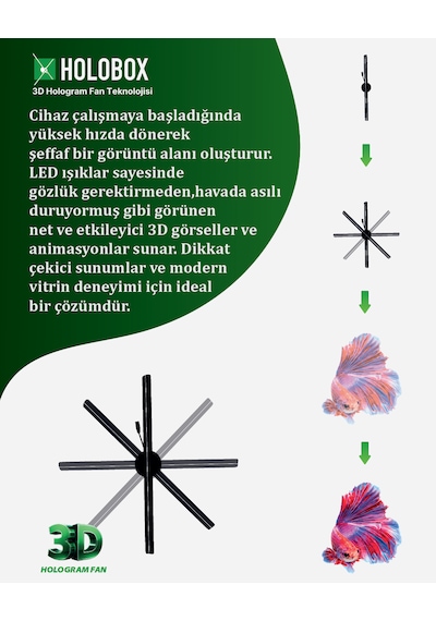Holobox C42 3d Hologram Fan 42 Cm