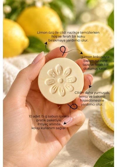 Aç Yıka Paket Limon Sabun 10 X 15 G Karışık