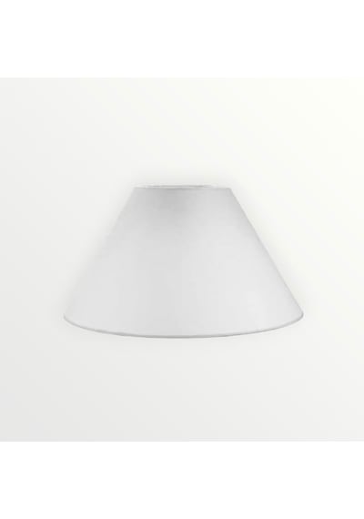 Konik Abajur Lambader Şapkası 22cmx40cm Yükseklik 22cm Beyaz Diğer