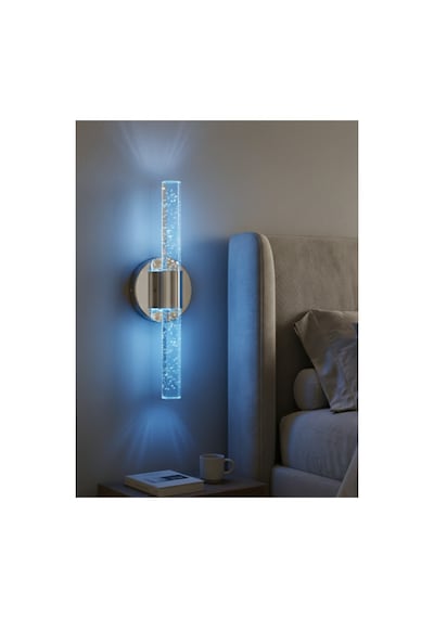 Bubbleflux Dubble Small 31 Cm Modern Tasarım Led Aplik - Duvar Lambası - Siyah - Elektrikli - Rgb Kumandalı Siyah Rgb Elektrikli Kumandalı