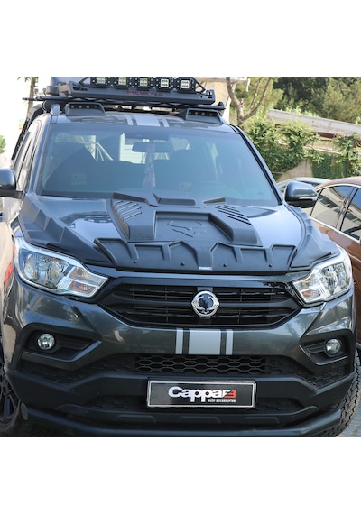 Cappafe Ssangyong Musso 2018- Ön Kaput Scoop Havalandırma Koruma
