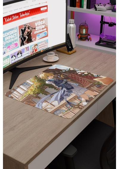 Mika Genshin Impact Anime Oyuncu V1 - 48x40 Xl Gaming Mouse Pad Fare Altlığı