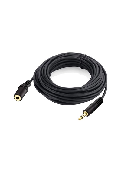 3.5mm Stereo Dişi Erkek Kablo Stereo Audio Ses Uzatma Kablosu 10m