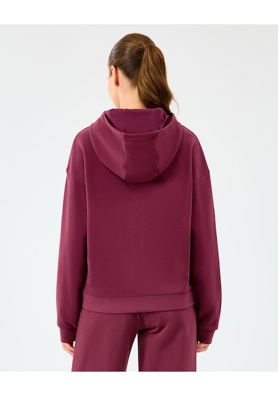 Skechers W Essential Hoodie Sweatshirt Kadın Bordo Sweatshirt S2610013-3877 Bordo