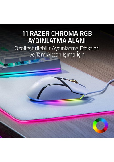 Razer Basilisk V3 - Özelleştirilebilir Kablolu Oyun Faresi - Ergo