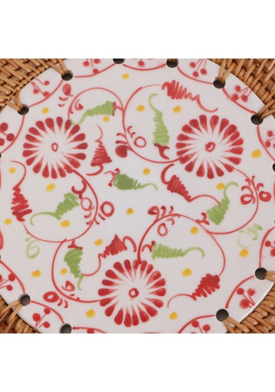 Rattan Çerçeveli 20 Cm. Nihale & Masa Veya Duvar Dekoru Diğer