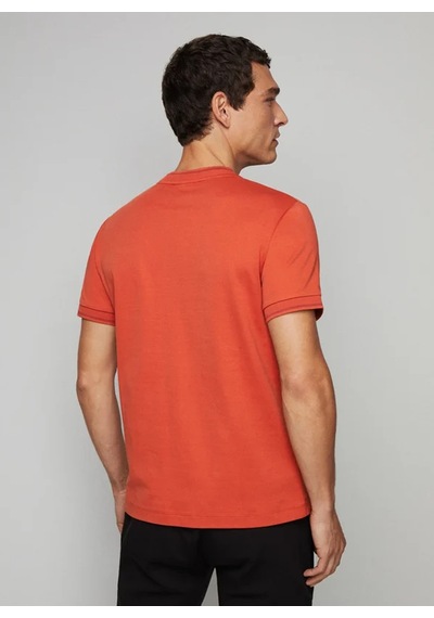 Hackett Turuncu Erkek %100 Pamuk Slim Fit T-shirt Hm500782
