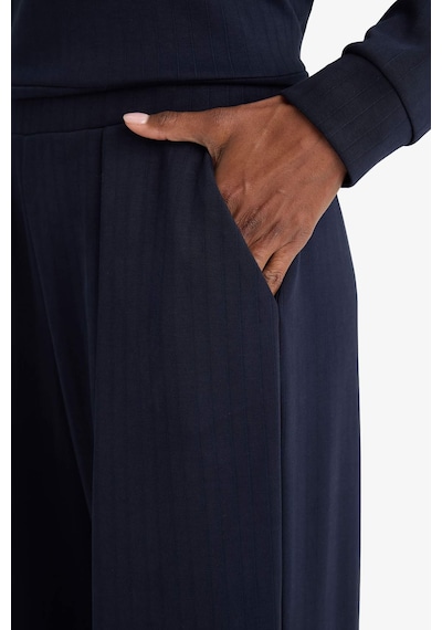 Defacto Ultra Yumuşak Wıde Leg Cepli Geniş Paça Uzun Boy Modal Sporcu Pantolon F9493ax26spnv146 Lacivert-nv146