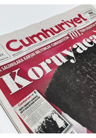 29 Ekim 2024 Cumhuriyet Gazetesi