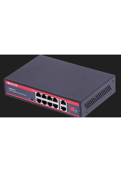 Ricon RSB82FEP-U 8 Port Power Over Ethernet Unmanaged Switch