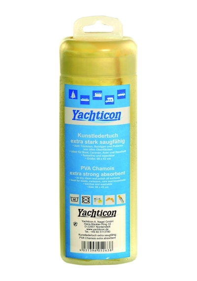 Yachticon - Pva Güderi Bez 66x43 Cm : İz Bırakmayan Ekstra Emiş Gücü