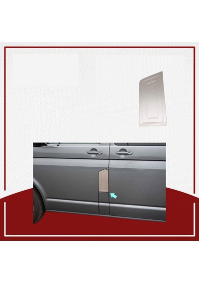 Volkswagen Uyumlu T6 Transporter 2015- Depo Kapağı Paslanmaz Çelik
