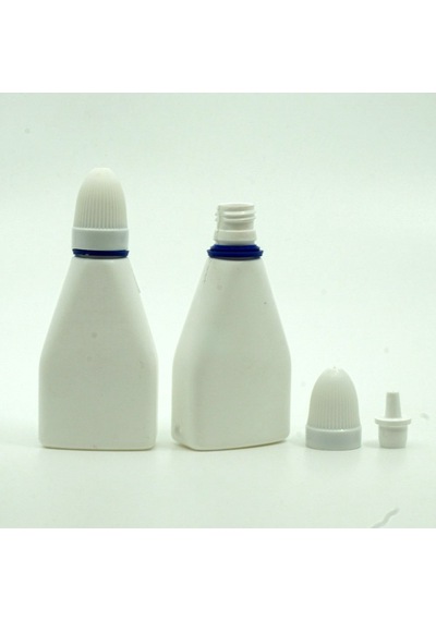 Boş Göz ve Burun DaMLalık 30 ML 10 Adet Beyaz Boş Plastik
