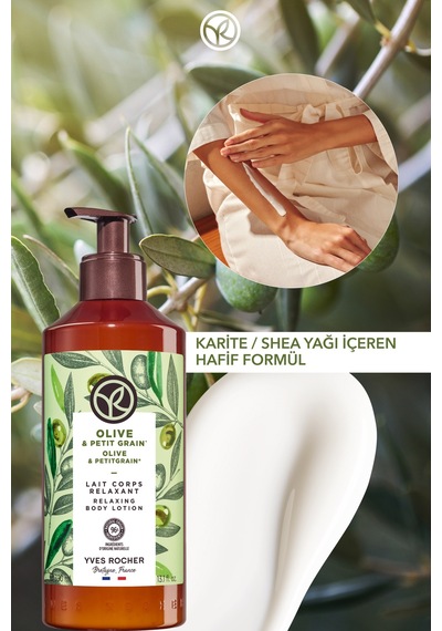 Yves Rocher Vücut Losyonu - Nemlendirici Besleyici Ferahlatıcı Zeytin Turunç -vegan-390ml