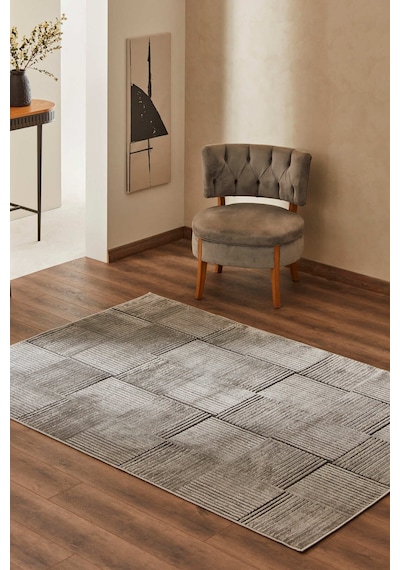 Kaşmir Halı 7/24 İskandinav Elin Gri 80x300 Cm 210.03.03.3734