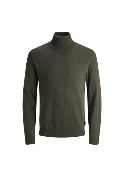 Jack & Jones Balıkçı Yaka Kazak-Emil 12157417 Olive Night Haki