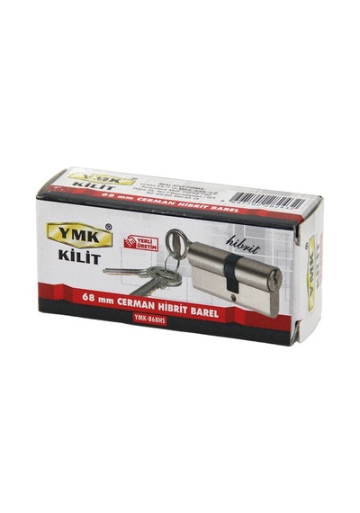 Ymk-b68hs Hibrit 68mm Nikel Saten Cerman Barel Kutulu Ambalaj, 3 Anahtar