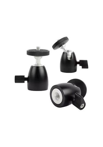 Ayex Ax-bh01 Mini Top Başlı Tripod Kafası Stabil Ve Esnek Açı Ayarlı Ball Head