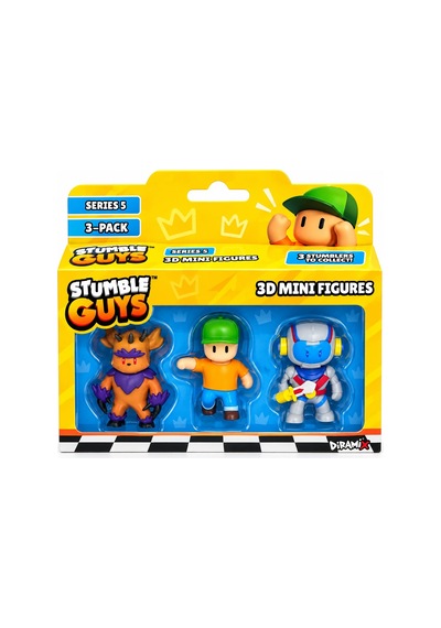 Stumble Guys Üç Boyutlu Üç Parça Mini Figür Set 3