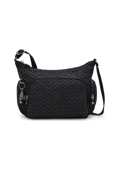 Kipling Kıplıng Gabb S Küçük Boy Omuz Çantası Siyah Sıgnature Emb Siyah