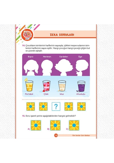 2. Sınıf Tüm Dersler Yeni Nesil Soru Bankası Dikkat Atölyesi
