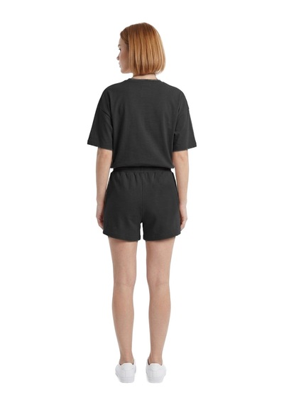 Cottonhıll Premium - Sway Collection Siyah Modal Şortlu Kadın Eşofman Takımı