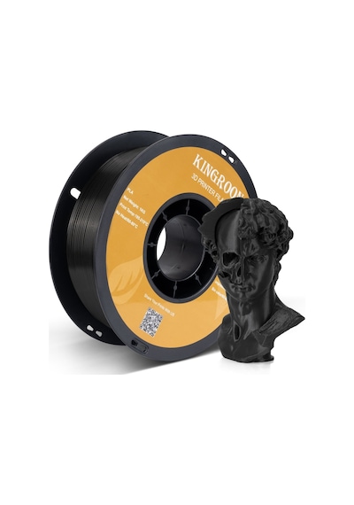 Kingroon Pla Filament - Siyah - 1.75mm - 1kg