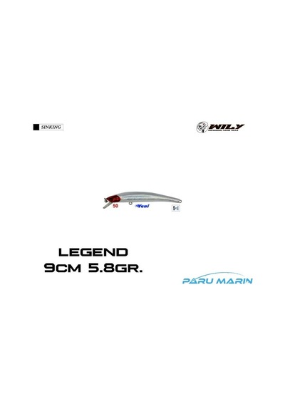 Wily Legend 9cm 5.8gr. Floating No:50