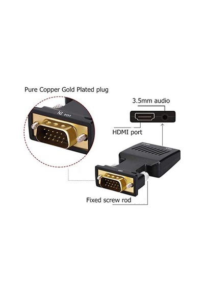 Alfais 4501 Vga To Hdmı Çevirici Dönüştürücü