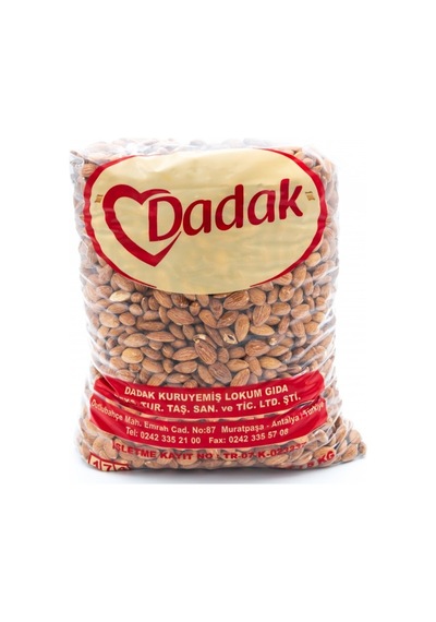 Dadak Lokum ve Kuruyemiş Çiğ Badem 5 KG