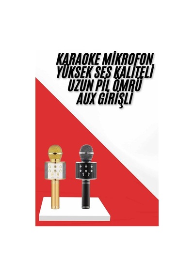 Karaoke - 454 - Mikrofon Dahili Hoparlörlü Sd-usb-aux Girişli - Csmo-tex - Bluetooth Hoparlör