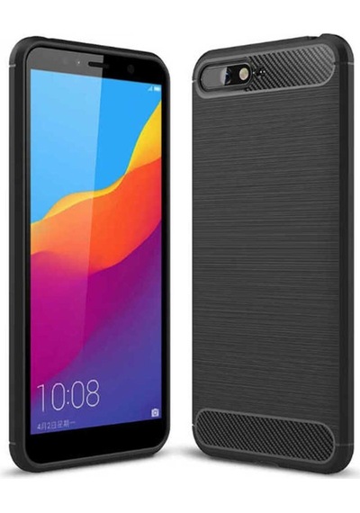 Huawei Y6 2018 Kılıf Zore Niss Silikon Kapak Siyah