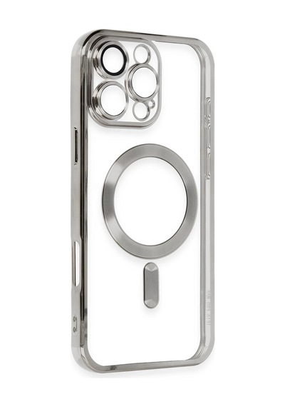 Newface - 294 - Apple iPhone Uyumlu 16 Pro Kılıf Kross Magneticsafe Kapak - - Csmo-tex - Titan Gri