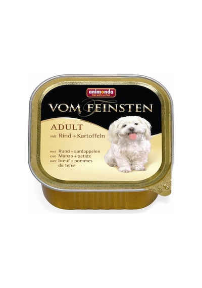 Animonda Vom Feinsten Menue Sığır Etli ve Patatesli Konserve Yetişkin Köpek Maması 150 G