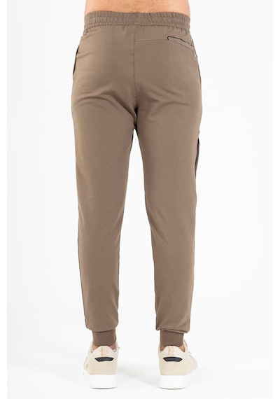 Maraton Sportswear Regular Erkek Ribana Paça Basic Kakao Eşofman Altı 21716 Kahverengi