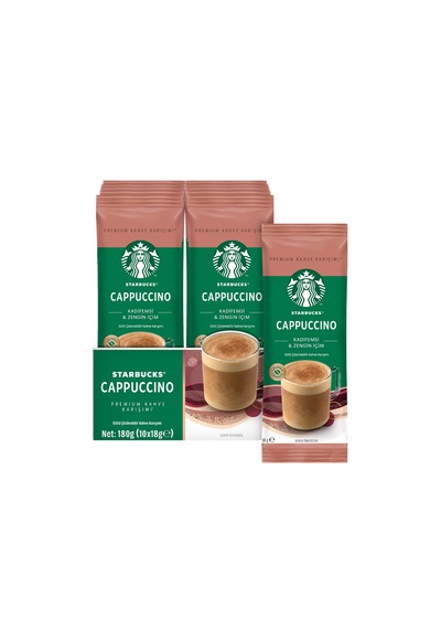 Starbucks Cappucino Premium Kahve 10'lu Çözünebilir